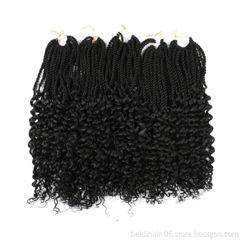 Curly Ends Senegalese Twists Braids Crochet Twists Braids Wavy Senegalese Braids Small 18inch 22 Strands/pack 100g
